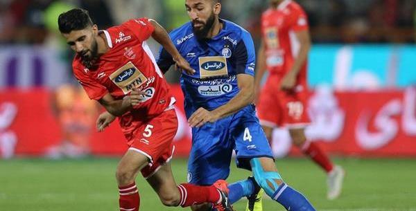 عکس لوگوی پرسپولیس و استقلال کنار هم