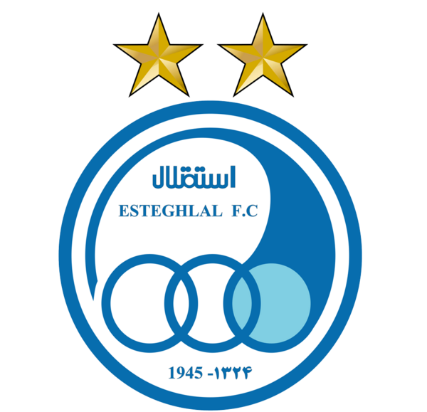 عکس لوگوی پرسپولیس و استقلال کنار هم