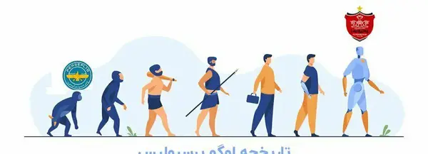 عکس اولین لوگوی پرسپولیس و استقلال