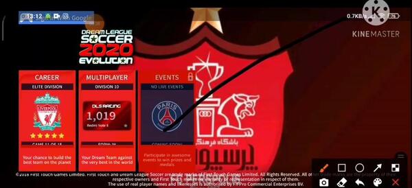 عکس لوگوی تیم پرسپولیس برای دریم لیگ ۲۰۱۹