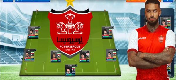 عکس لوگوی تیم پرسپولیس در دریم لیگ