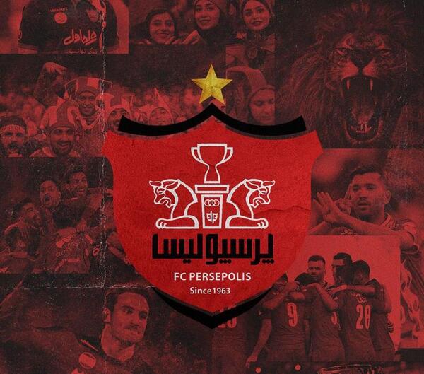 عکس لوگوی جدید پرسپولیس با دو ستاره