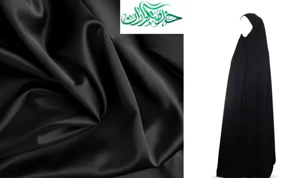 عکس پارچه چادر مشکی ساده