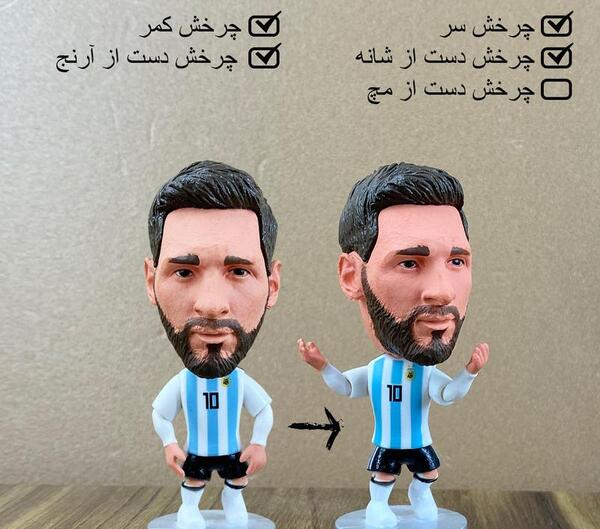 عکس مینی فیگور مسی