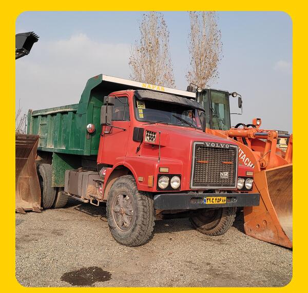 عکس کامیون ولوو کمپرسی