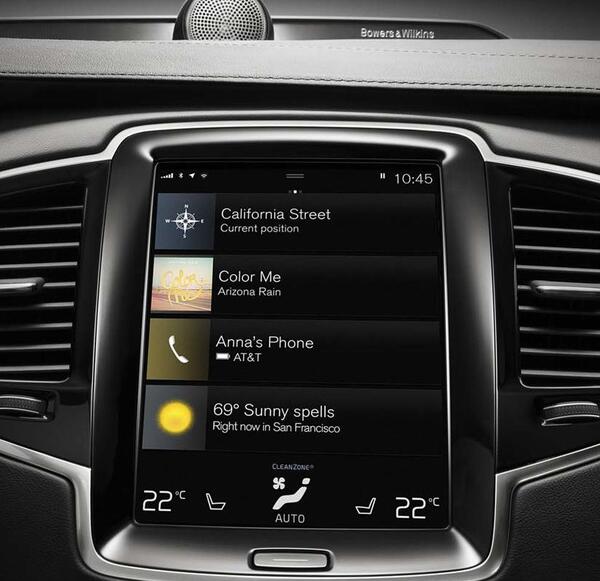 عکس داخل ولوو xc90