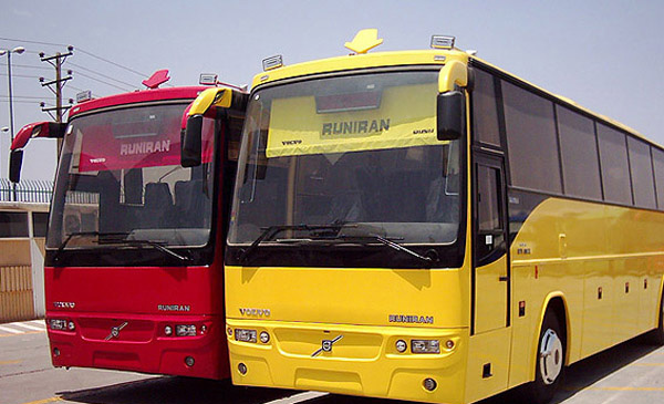 عکس داخل اتوبوس ولوو بی 9