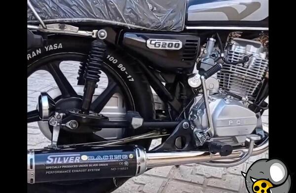 عکس موتور هوندا ۲۰۰ مشکی