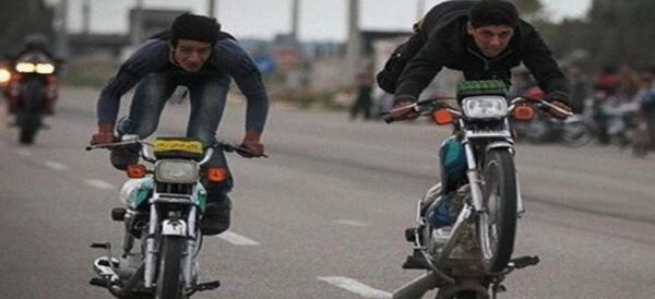 عکس تک چرخ با هوندا