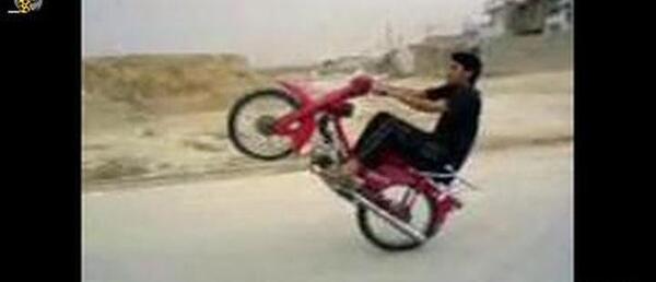 عکس تک چرخ موتور هوندا