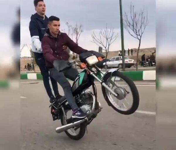 عکس تک چرخ موتور هوندا
