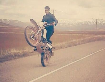 عکس تک چرخ با موتور هوندا