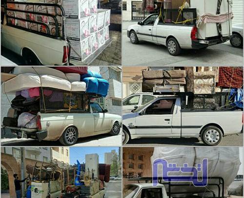 عکس حمل بار با نیسان