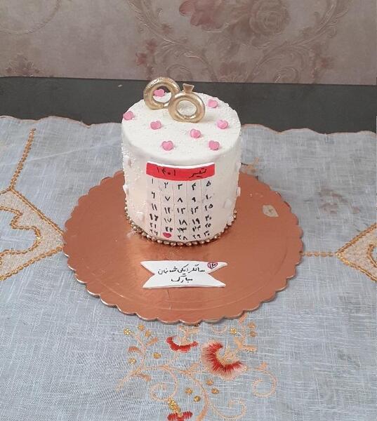 عکس مینی کیک برای سالگرد عقد