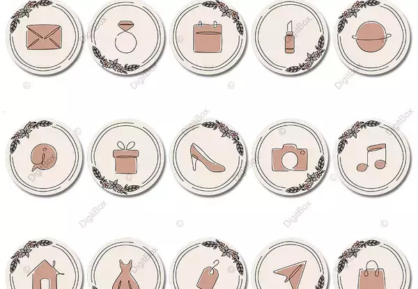 عکس مینیمال دخترانه برای هایلایت اینستاگرام