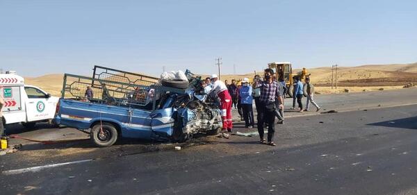 عکس تصادف مزدا 3