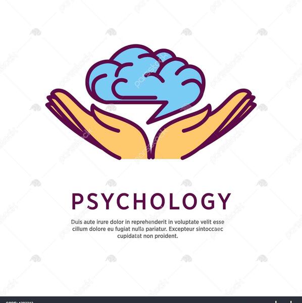 عکس لوگوی روانشناسی در کیبورد