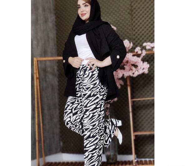 عکس شلوار مازراتی طرح دار