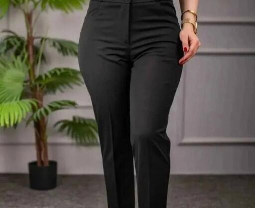 عکس شلوار مازراتی راسته مشکی