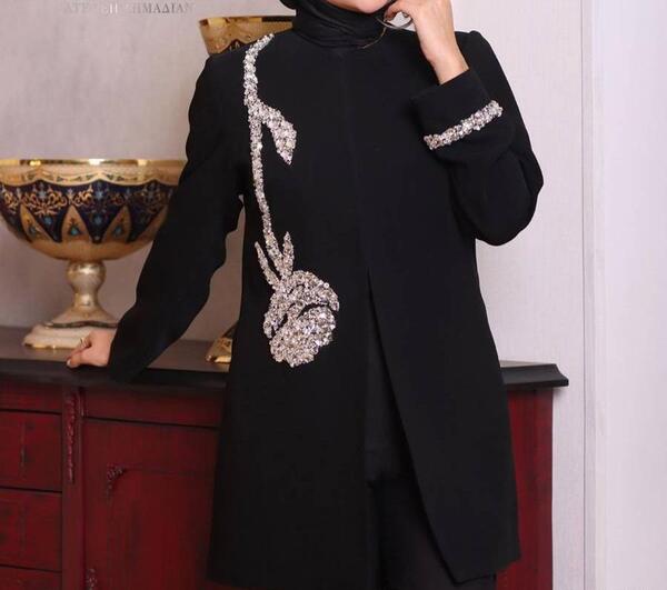 عکس پارچه مازراتی مشکی