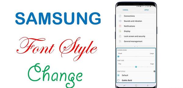 عکس فونت لوگوی سامسونگ