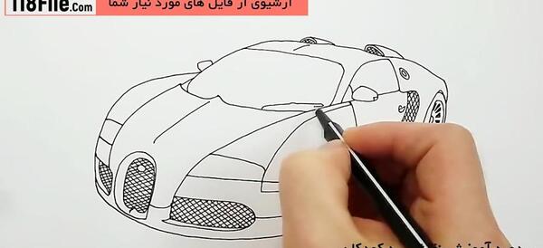 عکس نقاشی ماشین لکسوس