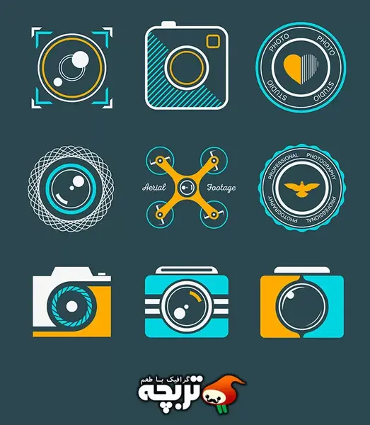عکس طراحی لوگوی عکاسی