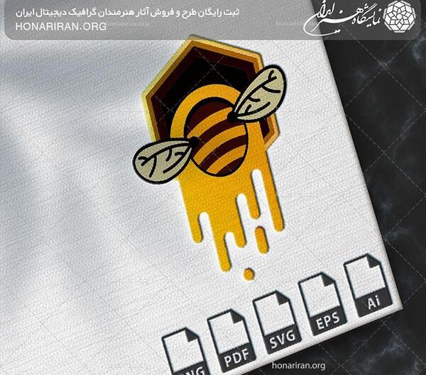 عکس لوگوی کندوی عسل