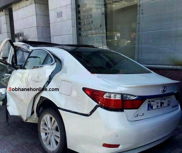 عکس تصادف لکسوس