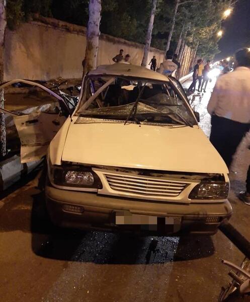 عکس تصادف لکسوس
