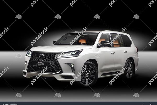 عکس ماشین لکسوس شاسی بلند مشکی