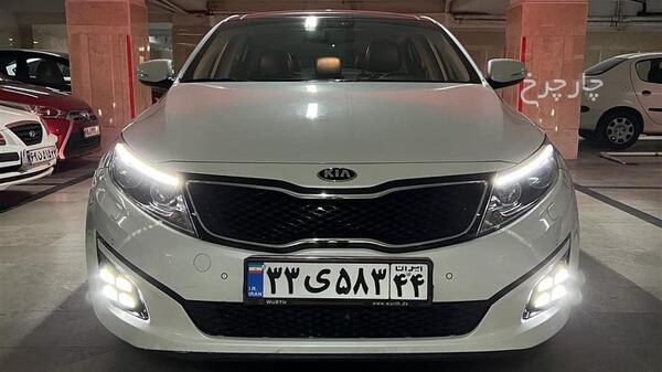 عکس ماشین کیا اپتیما سفید