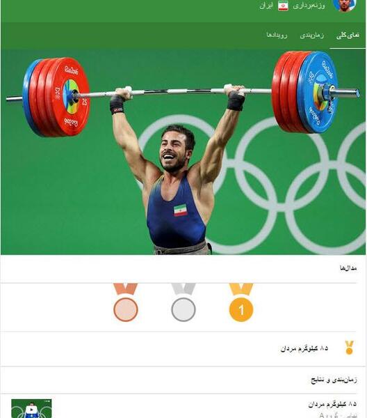 عکس کیانوش رستمی وزنه بردار