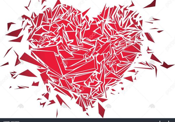 عکس لوگوی قلب شکسته