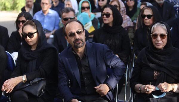عکس عباس کیارستمی و همسرش