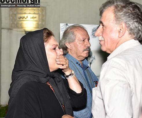 عکس عباس کیارستمی و همسرش