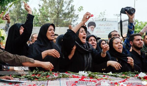 عکس همسر شهید کیانوش بساطی