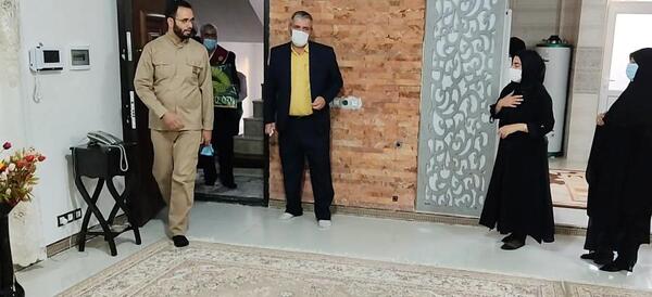 عکس همسر شهید کیانوش بساطی