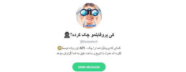 چطوری بفهمم عکس تلگراممو کیا دیدن