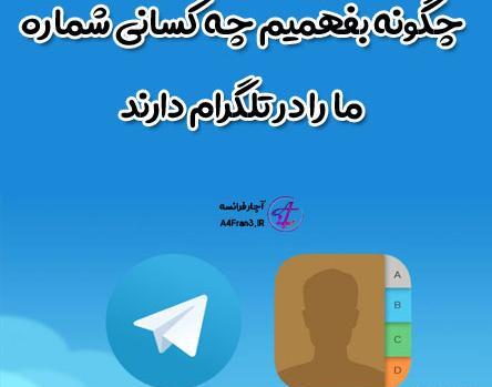 چگونه بفهمیم کیا عکس تلگراممو دیدن