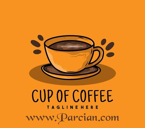 عکس لوگوی قهوه ای