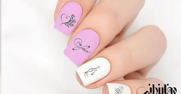 عکس لوگوی کاشت ناخن ساده