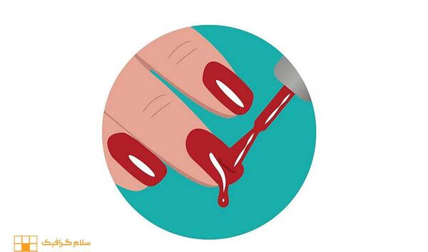 عکس جدیدترین لوگوی کاشت ناخن