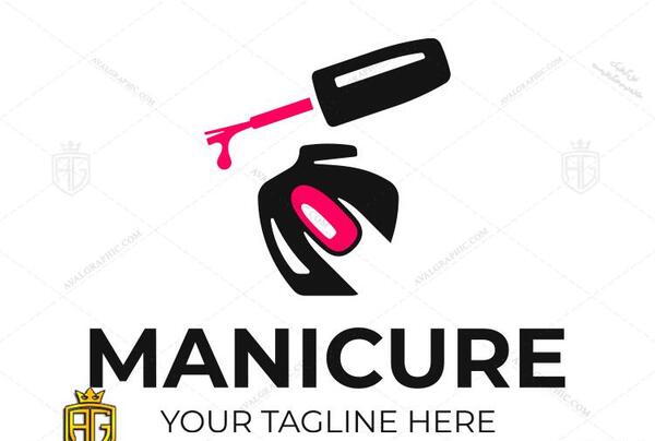 عکس اسلیمی لوگوی کاشت ناخن