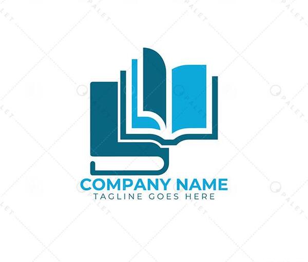 عکس لوگوی کتاب و قلم