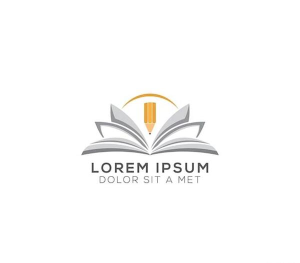 عکس لوگوی کتاب و قلم