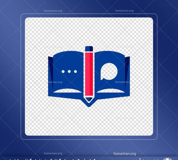 عکس لوگوی کتاب و قلم