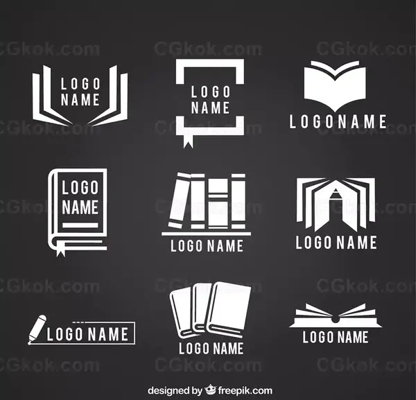 عکس لوگوی کتاب و قلم