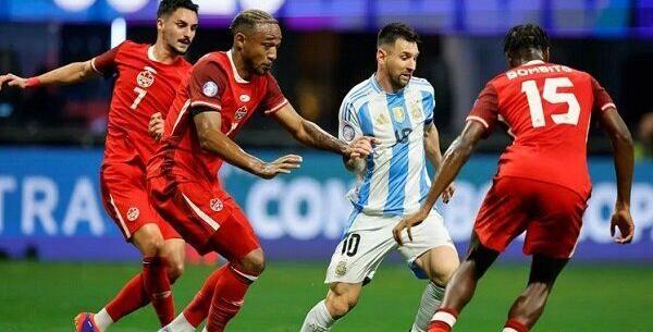 عکس مسی در کوپا آمریکا ۲۰۲۴