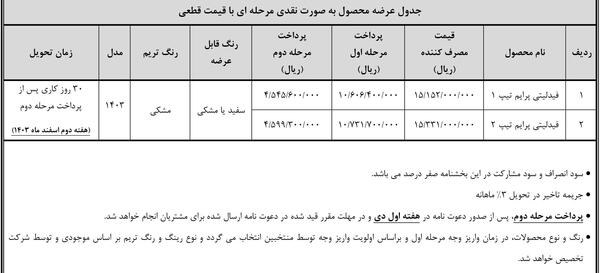 عکس فیدلیتی پرایم تیپ 2